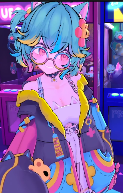 I'm busy, so I can't watch much of Rosedoodle's 3D debut, but HOLY SHIT ...