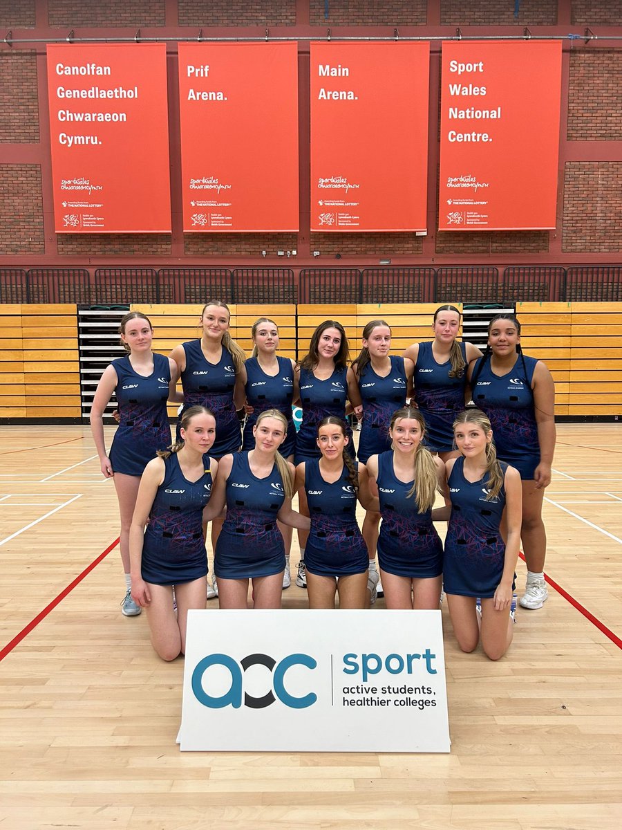 Welsh Colleges Sport (@welshcollegespo) on Twitter photo Congratulations to @CymoeddSport Netball on winning the <a href="/WelshCollegeSpo/">Welsh Colleges Sport</a> regional competition today beating <a href="/GCSNetball/">GCS Netball Academy</a> in the final. Big thanks to <a href="/keiraleigh27/">Keira Davies</a> <a href="/CMetNetball/">Cardiff Met Netball Club</a> for organising and all the external umpires and officials 👍 next stop <a href="/AoC_Sport/">AoC Sport</a> champs in April Congratulations to @CymoeddSport Netball on winning the <a href="/WelshCollegeSpo/">Welsh Colleges Sport</a> regional competition today beating <a href="/GCSNetball/">GCS Netball Academy</a> in the final. Big thanks to <a href="/keiraleigh27/">Keira Davies</a> <a href="/CMetNetball/">Cardiff Met Netball Club</a> for organising and all the external umpires and officials 👍 next stop <a href="/AoC_Sport/">AoC Sport</a> champs in April