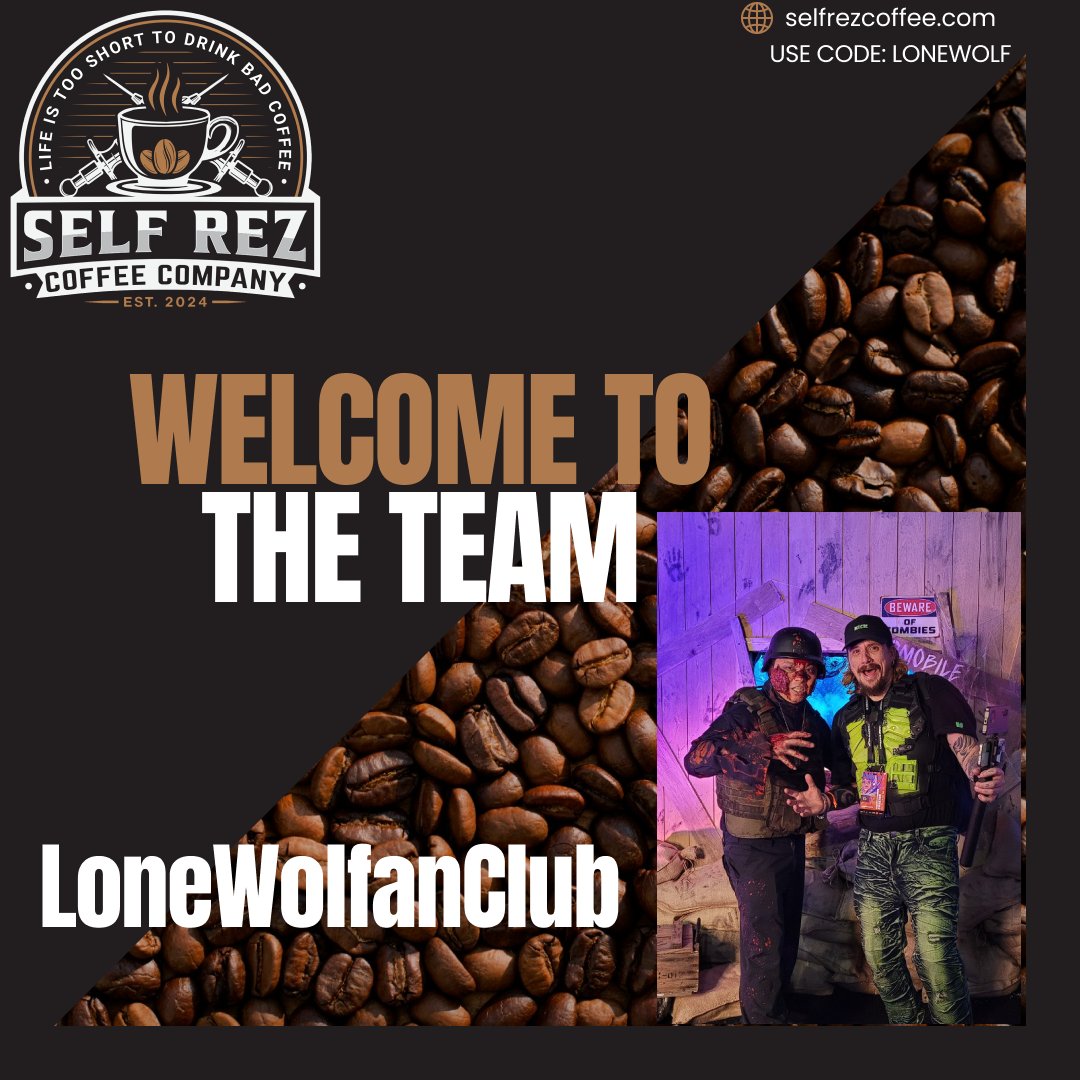 SelfRezCoffeeCo's tweet photo. New Partner Alert! ๐จ
Help us give a warm welcome to our newest partner, @LONEWOLFanCUB! ๐บ๐ฒ Weโre thrilled to have him on board as part of the Self Rez Coffee family. Cheers to new adventures and great brews! โ๐ฅ
#SelfRezCoffee #NewPartner #VeteranOwned #RoastedToOrder #Welcome