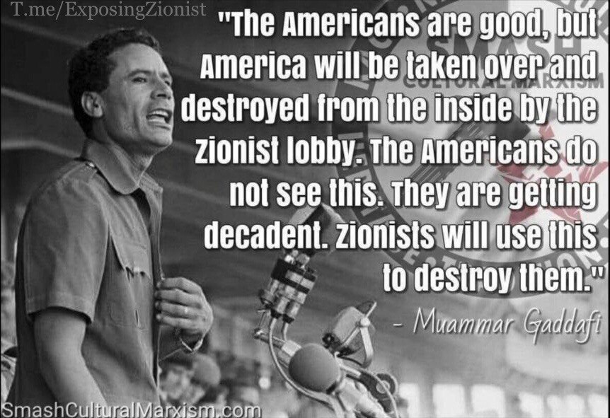 Gentilenewsnet's tweet image. Gaddafi knew