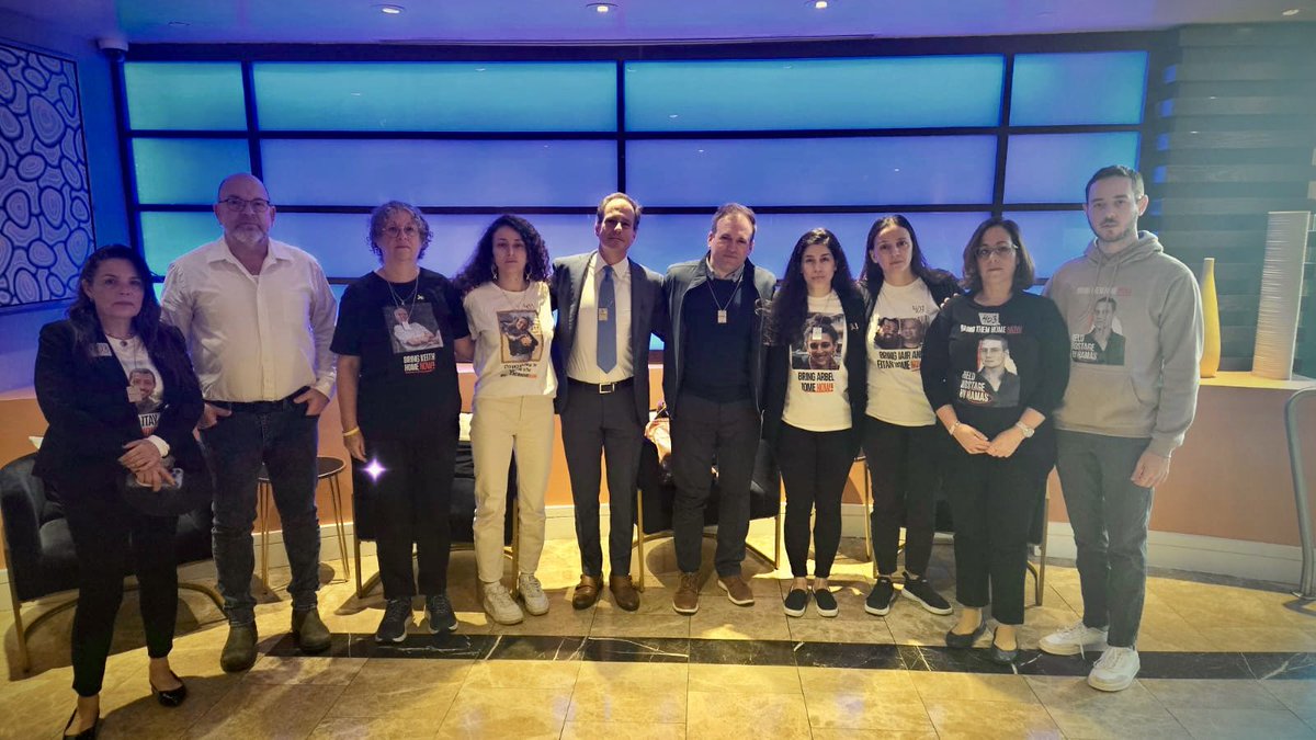 JohnnieM's tweet photo. It’s a new day in DC &amp; a lot is going to change (&amp; fast) but one thing that won’t change is that the ❤️ of all the American people remain w/all those whose family members are still held hostage in Gaza, including Americans

My first meeting in D.C. since the election was w/them https://t.co/xUB5YNKB6T