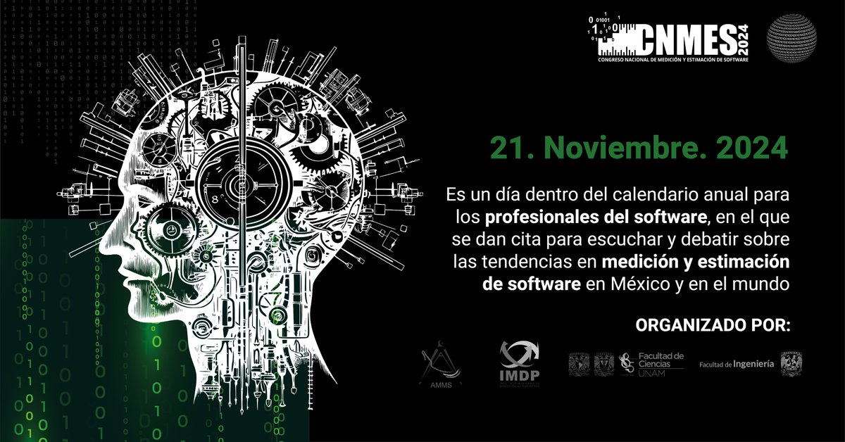 ¡Quedan 10 días para el CNMES 2024! El 21 de noviembre, hablaremos de temas como COSMIC, métricas para transformación digital y el modelo de contratación de software basado en métricas. #CNMES2024 #Trueffort #TransformaciónDigital
🔗 eventbrite.com.mx/e/congreso-nac…