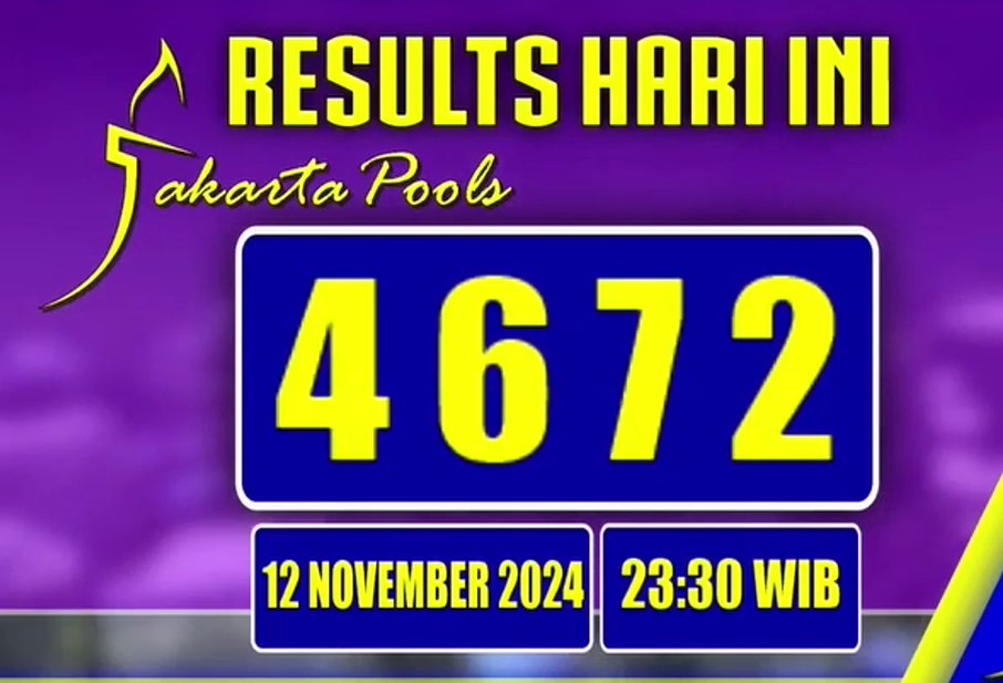 Bangkatoto's tweet photo. RESULT JAKARTA POOLS ( 12 NOVEMBER 2024 )
WINNER : 4672
SHIO : ULAR 
#Bangkatoto #Bangkatogel #bangka4d #resultjakarta #datajakarta #keluaranjakarta #jakartapools https://t.co/IRJdF6rkkX