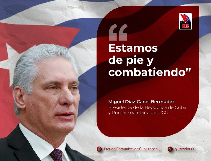 #Cuba Seguiremos borrando las huellas de los desastres naturales que nos embate con la unidad y solidaridad que nos caracteriza #FuerzaCuba