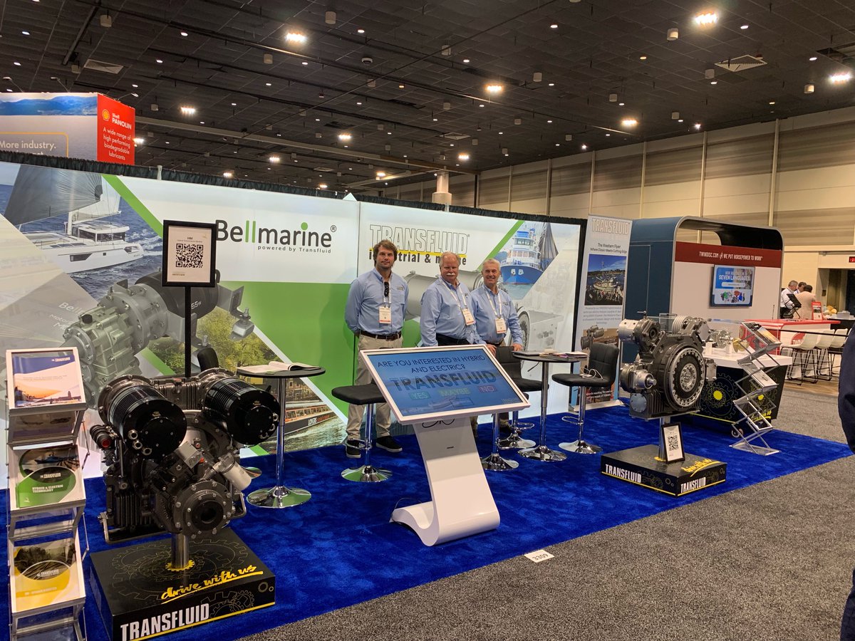 TransfluidLLC's tweet photo. Transfluid and Bellmarine have made it to International WorkBoat Show!

From the 12th to 14th, stop by Booth #3309 at Morial Convention Center in New Orleans and see our electric and hybrid propulsion products!

#iwbs #workboat  #hybrid #electric #greenenergy #zeroemissions https://t.co/6f62m0LZGl