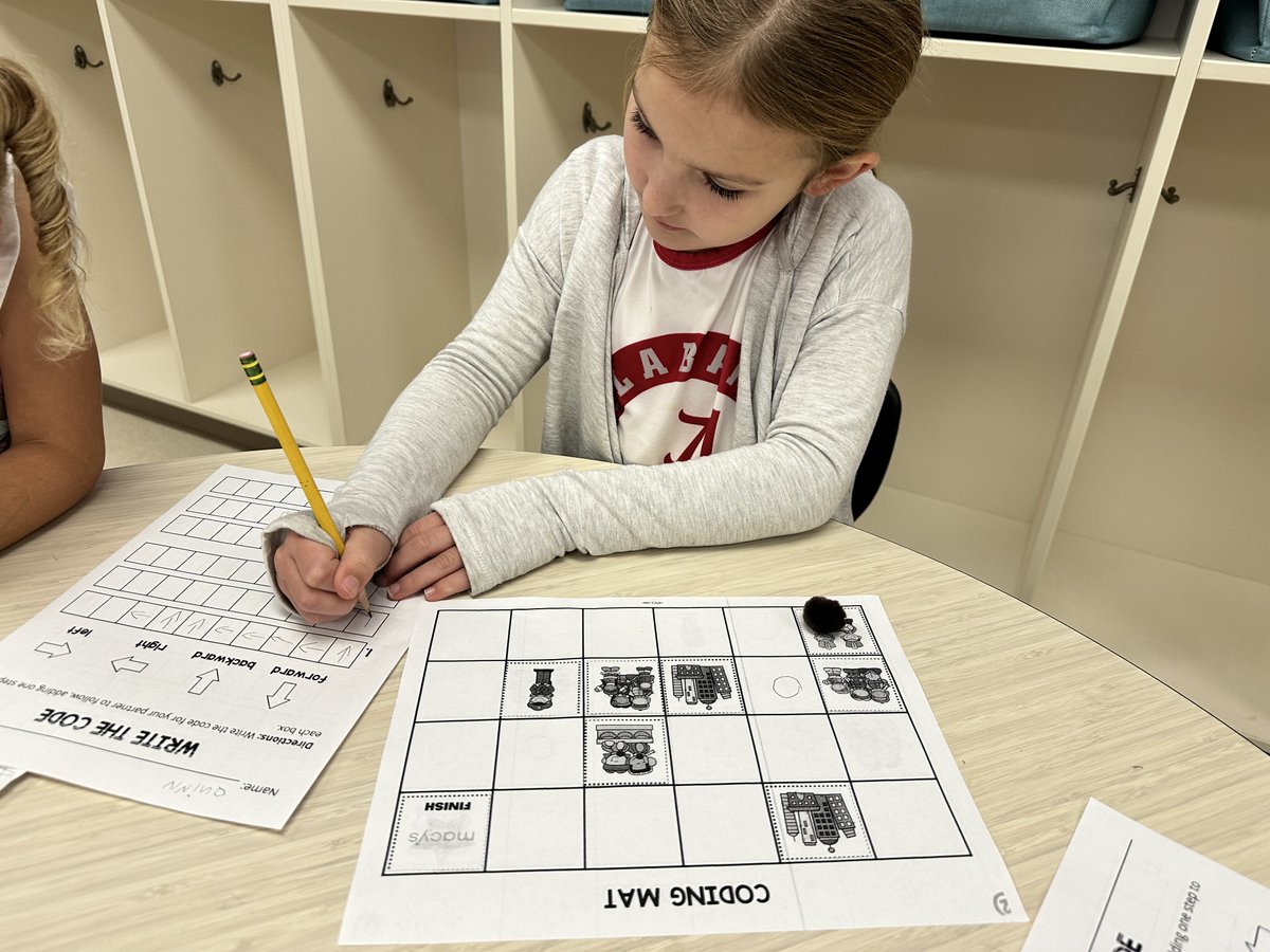 STEM_CCPS's tweet image. K, 1st, and 2nd grade students coded their way through a parade inspired by Balloons Over Broadway! Using maps as grids, they created algorithms to guide their "balloon floats", learning coding vocabulary along the way. #UnpluggedCoding @cullmanprimary @LindsayBrannon @eshaddix1