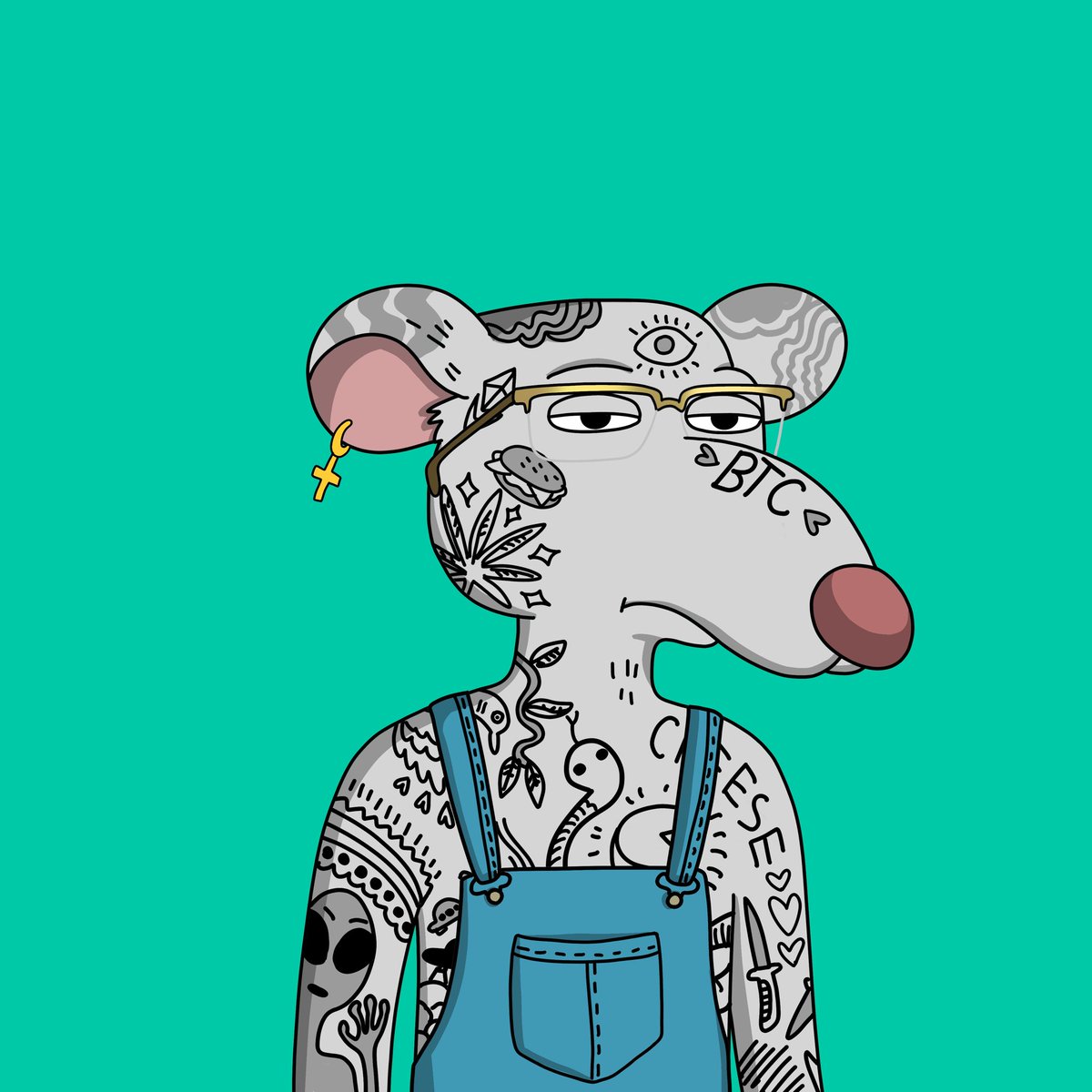 DaVinci_ADA's tweet photo. Rats with Tats π₯
Happy #RaTuesday in the Gutter
Did you know OG species get $GANG as well
$GANG $GANG https://t.co/E8q3BDY2aI