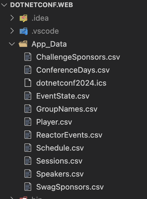 The #dotNETConf website runs one of the fastest data store in the world ... CSV data loaded into memory with LINQ. 

Best part? We deploy the app, the "database" gets deployed as well. 😎