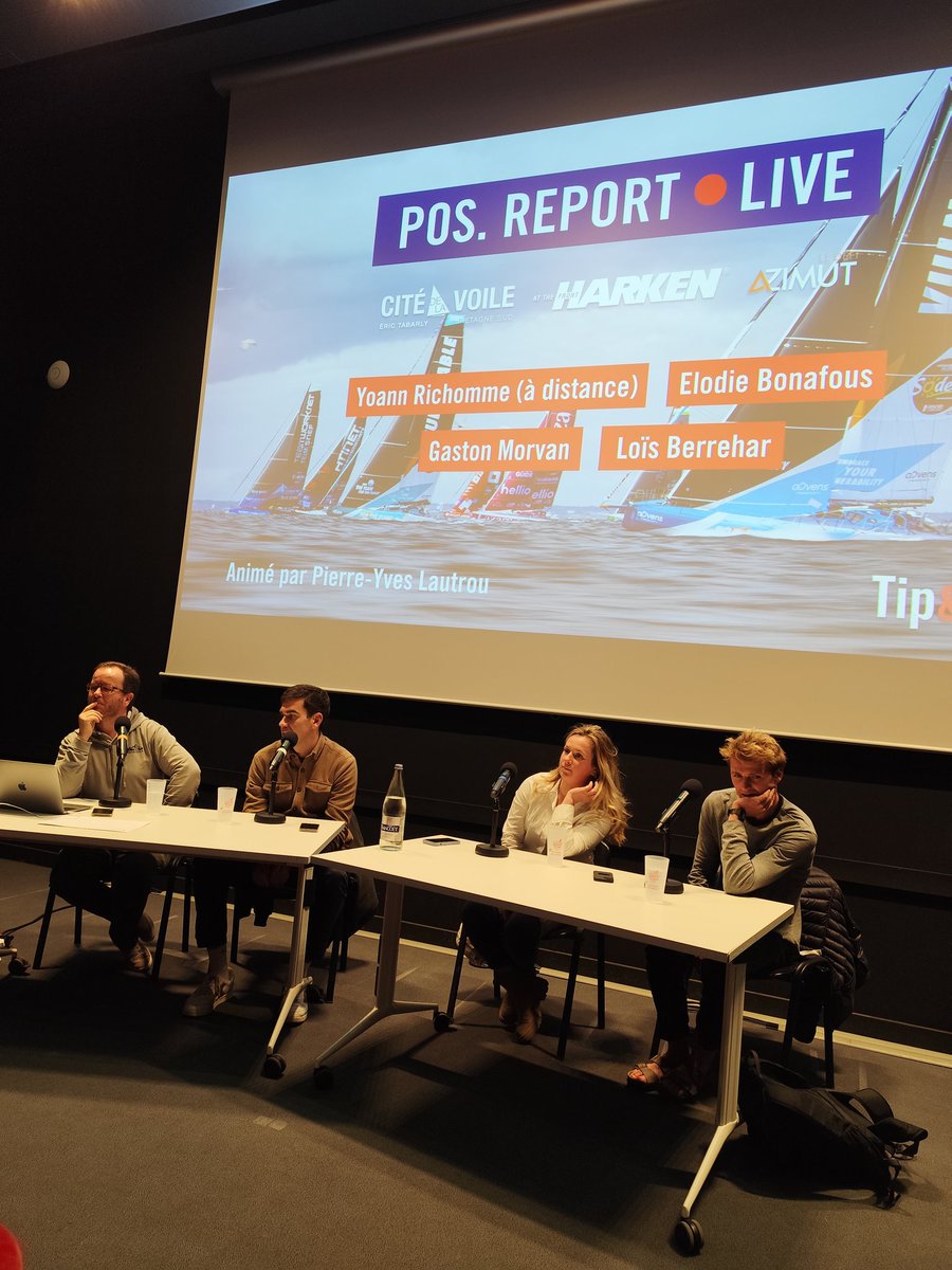 Premier rdv hebdo réussi, avec Élodie Bonafous <a href="/L_Berrehar/">Loïs Berrehar</a> <a href="/GastonMorvan/">Gaston Morvan</a> et l'intervention en direct de <a href="/yoannrichomme/">Yoann Richomme</a> à lundi prochain !!!