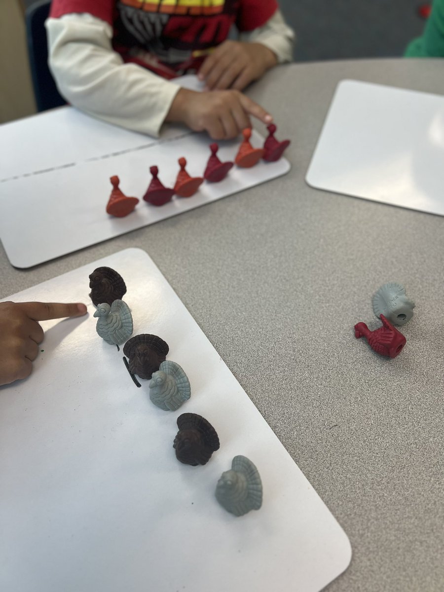 TweetyPuerto's tweet photo. Los niños de Pre-escolar están haciendo un excelente trabajo creando patrones y haciendo pavos con las figuras geométricas usando plastilina. https://t.co/T9I5cq3PHz