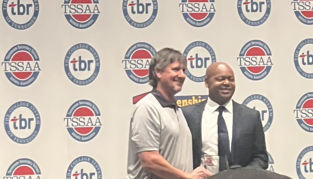 Congratulations to Coach Joel Ayers on receiving The A.F. Bridges Award for the Male Coach of the Year for Athletic District 7.