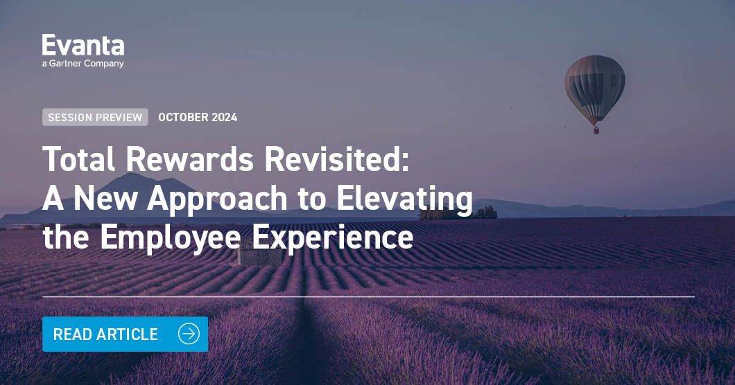 At three upcoming CHRO Executive Summits, Ryan Jensen, Senior Speaker and Strategist at O.C. Tanner, will lead a presentation on how re-thinking your Total Rewards programs can elevate the employee experience – here’s a preview: evanta.com/resources/chro…