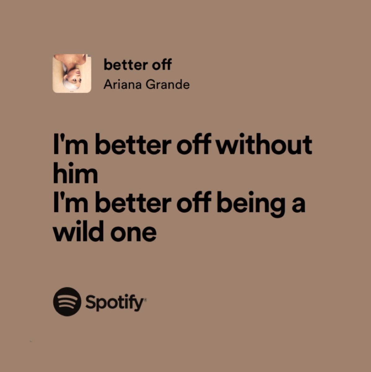 lyricswithari's tweet photo. ariana grande / better off https://t.co/afCFoLPduq
