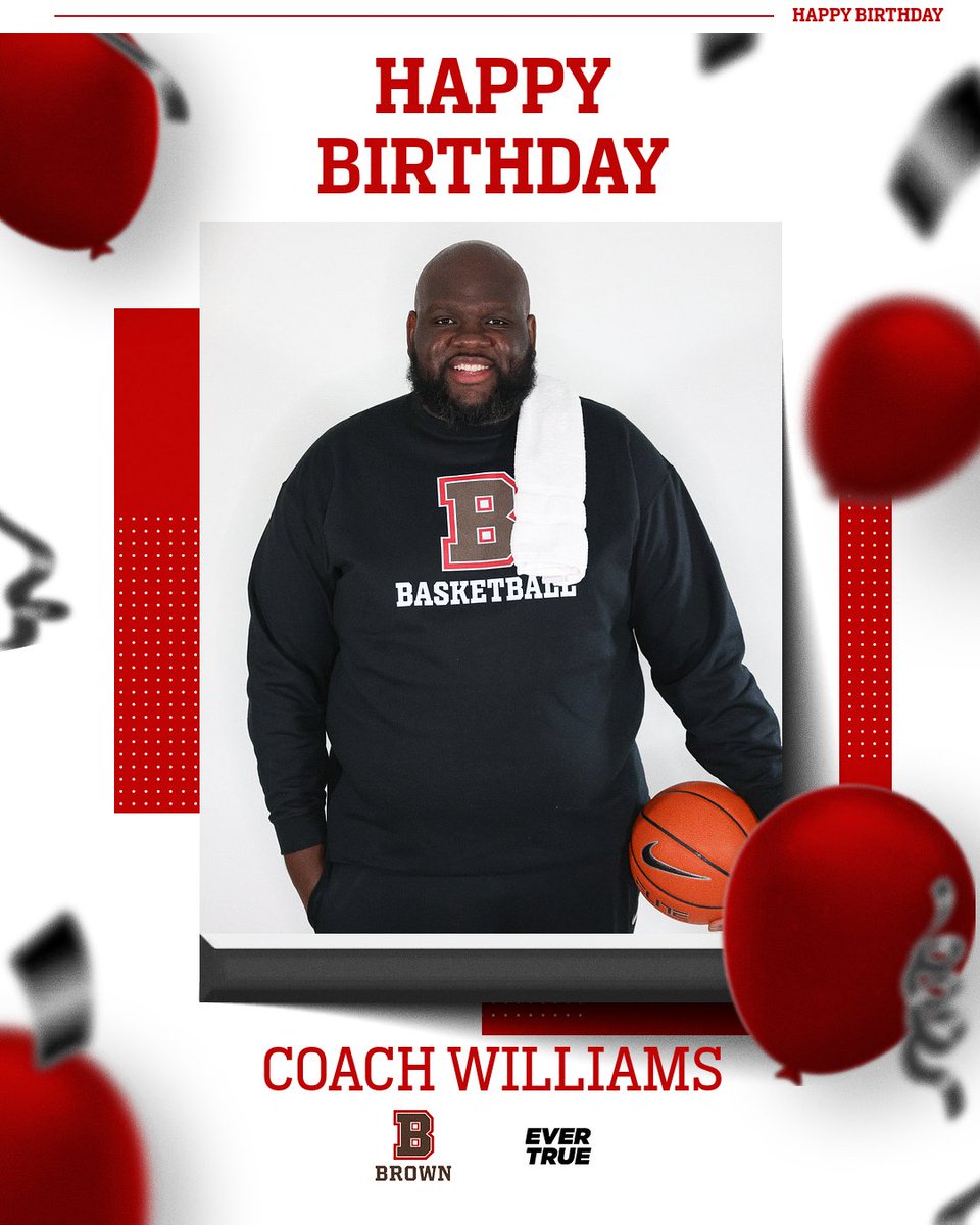 Brown Women’s Basketball (@brownu_wbb) on Twitter photo Want to wish our Assistant Coach <a href="/coachwBU/">Clint Williams</a> A Special Happy Birthday! We hope you have a great day! #NEXT #EverTrue Want to wish our Assistant Coach <a href="/coachwBU/">Clint Williams</a> A Special Happy Birthday! We hope you have a great day! #NEXT #EverTrue