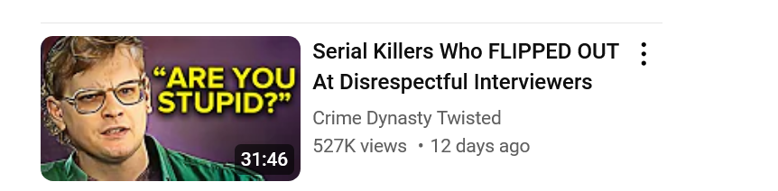 JennyENicholson's tweet photo. Are we supposed to align with the serial killers on this, like good be disrespectful https://t.co/vSbGaDahve