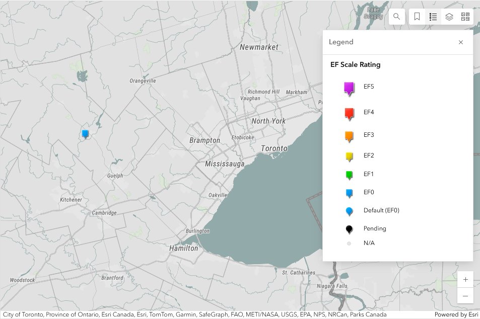 An NTP investigation, including a ground/drone survey, has confirmed a late-season tornado in Fergus, ON on the evening of Nov 10. A narrow 6 km damage track of tree and light residential damage was found, and an EF0 rating assigned.

Details: uwo.ca/ntp/blog/2024/…

#ONstorm