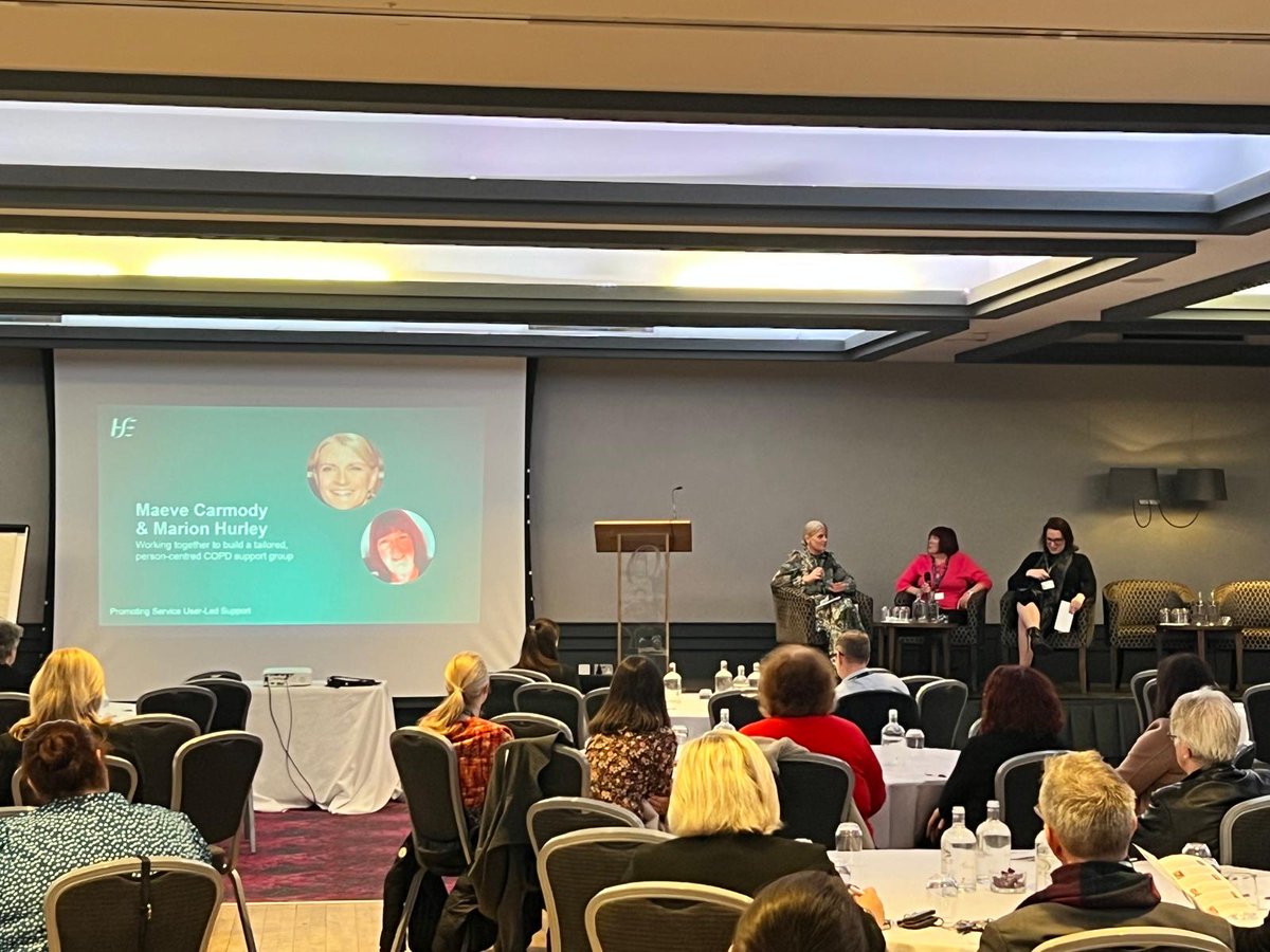 COPD Support Ireland (@copdsupportire) on Twitter photo Board member and group representative for our Cork Northside Support Group, Marion Hurley attended and presented at a HSE conference entitled Partnership in Practice where she spoke about her role as chair of the support group and how she works with <a href="/MaeveCarmo/">Maeve Carmody</a> Board member and group representative for our Cork Northside Support Group, Marion Hurley attended and presented at a HSE conference entitled Partnership in Practice where she spoke about her role as chair of the support group and how she works with <a href="/MaeveCarmo/">Maeve Carmody</a>