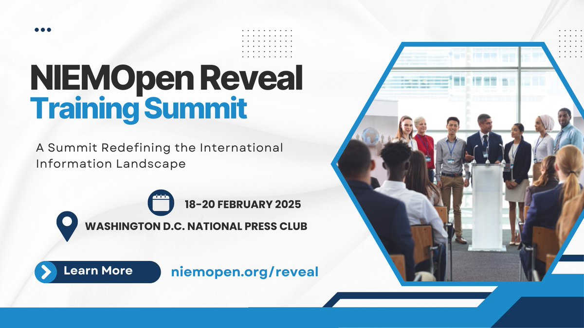 OASISopen's tweet image. Now's your chance to attend NIEMOpen Reveal at a discounted rate! The early bird registration ends this Friday, 15 November. Get your early bird ticket here: sites.google.com/oasis-open.org…
#NIEMOpen #DataInteroperability #OpenStandards