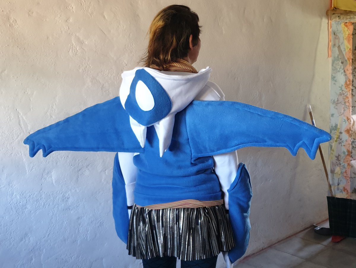 I got to make a Latias hoodie to go with the Latios I made in 2022!! Can't  wait to see the customers photos together!! \u003c3 #latias #latios #pokemon  #pokemoncosplay #pokemonhoodie, image size:1200x906