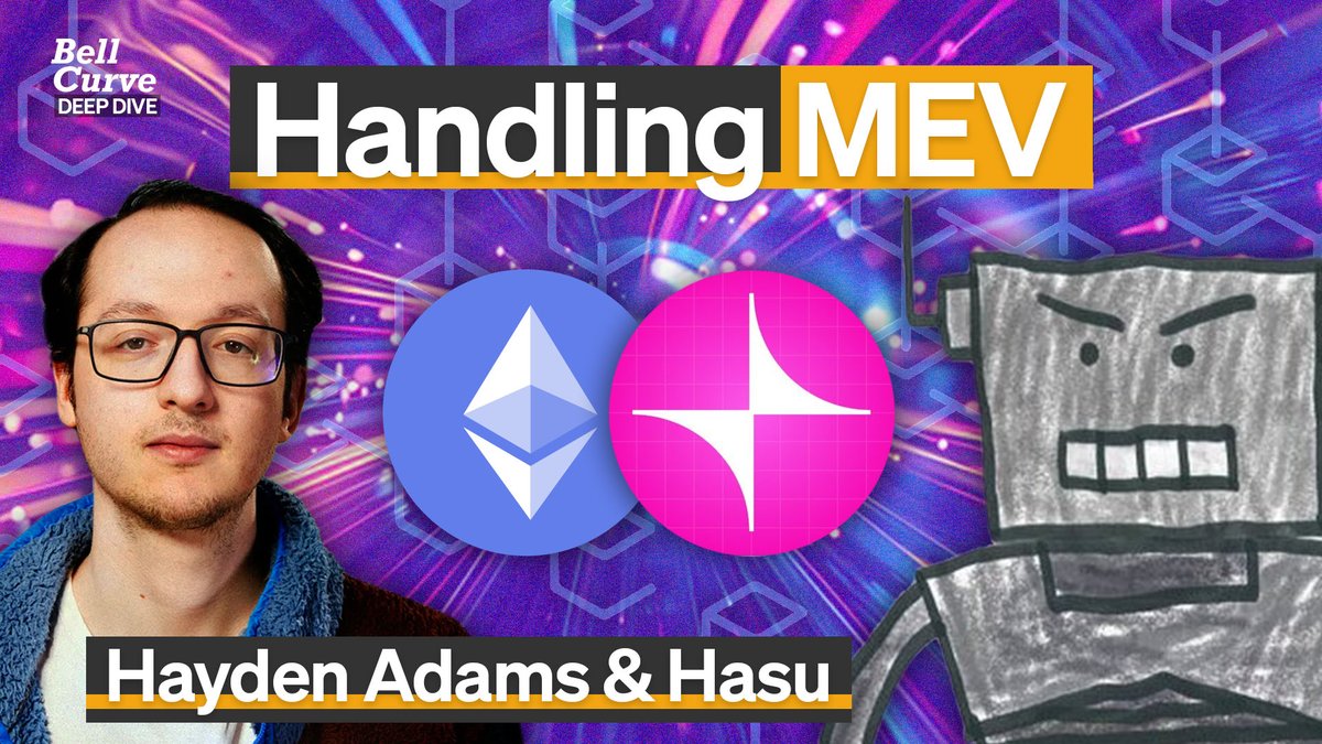 NEW POD 🗣️ 

<a href="/haydenzadams/">Hayden Adams 🦄</a> and <a href="/hasufl/">Hasu⚡️🤖</a> joined us to discuss:
- Ethereum's rollup-centric roadmap
- The vision for <a href="/unichain/">Unichain</a> 
- Priority ordering &amp; MEV taxes
- MEV on L2s

Links to the full episode below! 👇