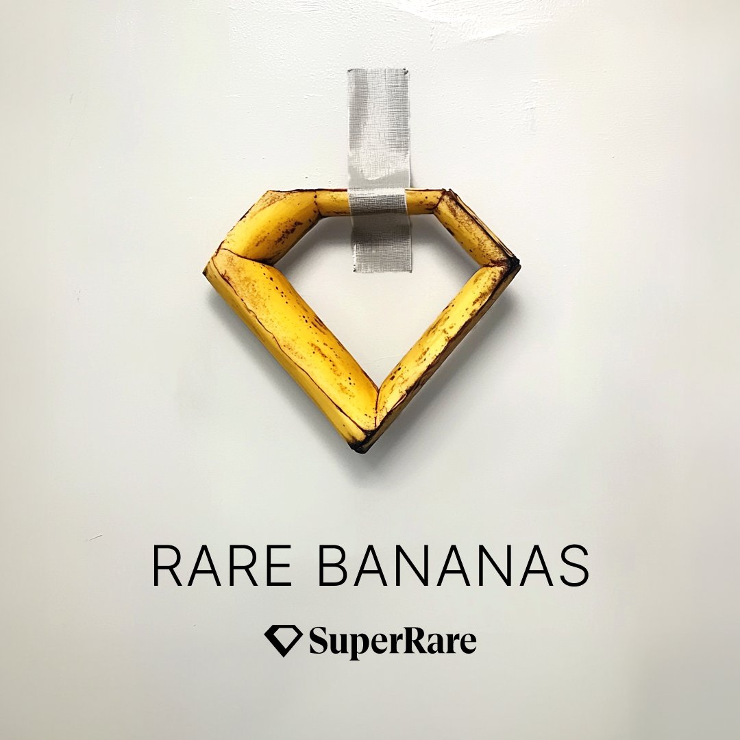 OPEN CALL TO ALL ARTISTS ✧ RARE BANANAS

As Sotheby’s prepares to auction Maurizio Cattelan’s Comedian, SuperRare is excited to announce the RARE BANANAS series and art competition.

Submit your own interpretation of the banana in the comment section of this post by Sunday,