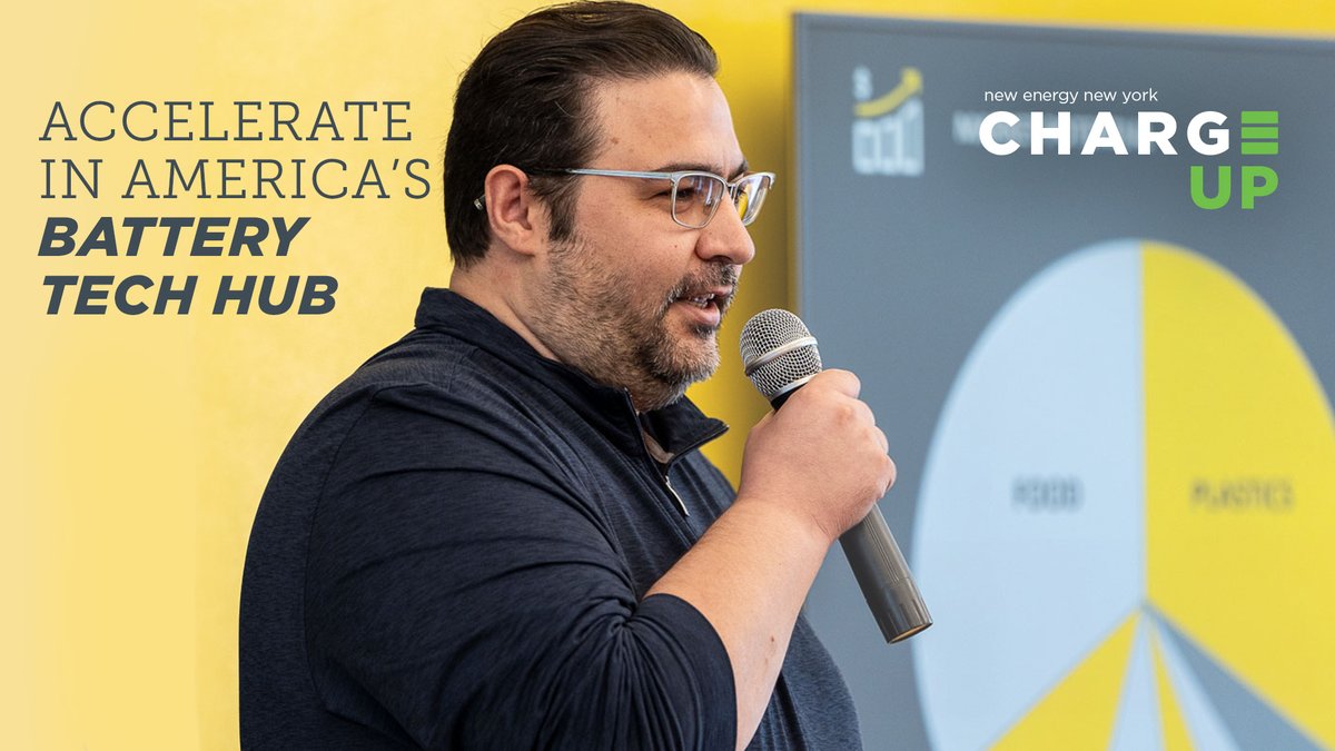 Working on #batteryinnovation? 🔋 Apply to the #NENYChargeUp accelerator to move your #startup forward in a federally designated Battery Tech Hub. Applications close Jan. 15, 2025, so apply now.

hubs.la/Q02X9k7z0