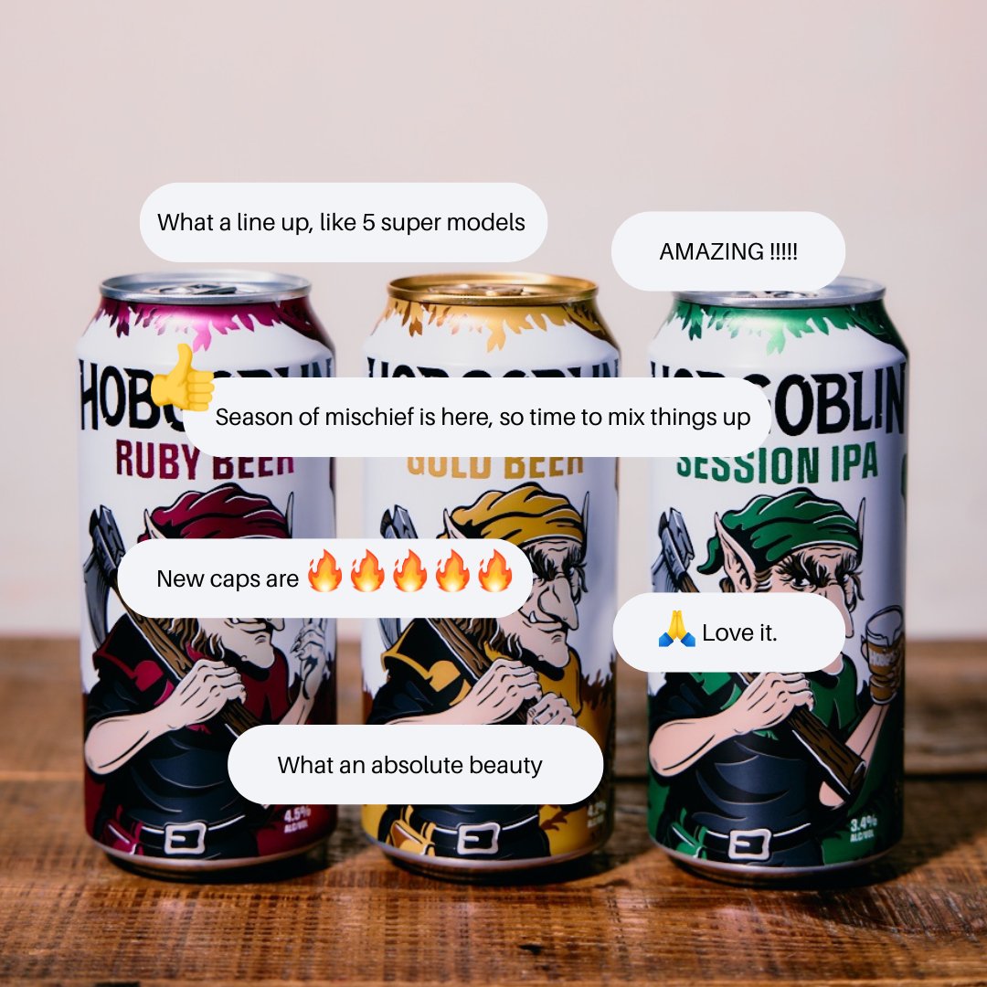 Beauty is in the eye of the beer-holder and according to you lot, our new designs are real stunners. 

Spotted our new look on shelves yet, or are you still too concerned about your own?