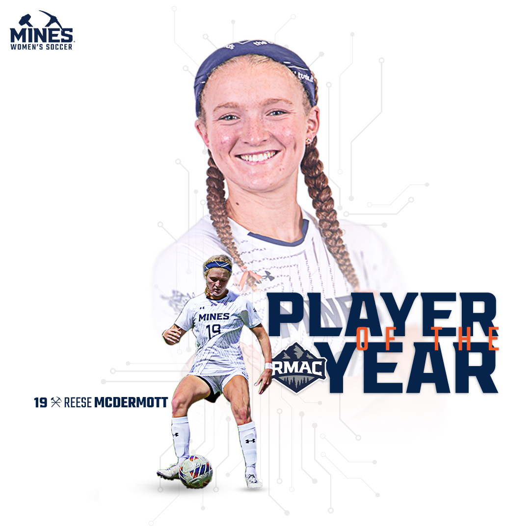 mineswsoc's tweet photo. ⚽️ 𝙍𝙈𝘼𝘾 𝙋𝙇𝘼𝙔𝙀𝙍 𝙊𝙁 𝙏𝙃𝙀 𝙔𝙀𝘼𝙍 ⚽️

Another outstanding season by Reese McDermott as she led the RMAC in goals and points in 2024 on her way to yet another honor in her already decorated career!

#HelluvaEngineer https://t.co/RQ1G8arZxM