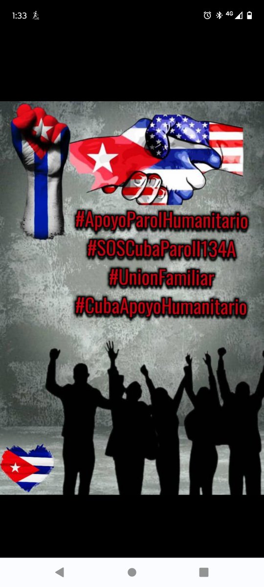 <a href="/POTUS/">President Donald J. Trump</a>
<a href="/USCIS/">USCIS</a>
<a href="/USCIS_es/">USCIS Español</a>
<a href="/MarioJPenton/">Mario J. Pentón</a>
Les pedimos de favor que nos ayuden estamos pasando una terrible situación humanitaria rogamos en el nombre de Dios que activen el parol humanitario, más aprobaciones, se mantenga el programa. #ApoyoParolHumanitario
#CubaApoyoHumanitario