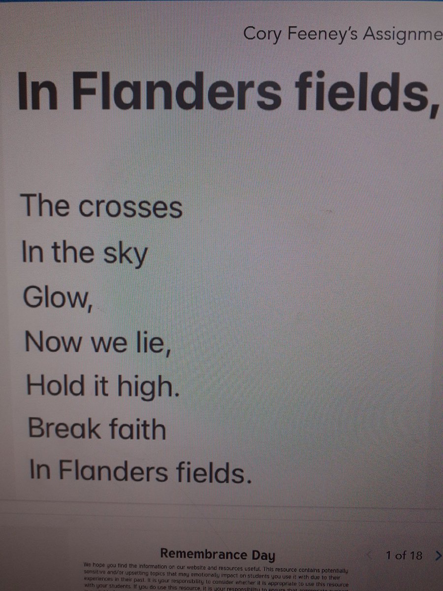 Some excellent work on Remembrance Day from the BGE class over the past week...these brilliant 'black out' poems came from studying 'In Flanders Field'. Really impressed by the pupils' knowledge of and respect for the topic...well done, everyone. 🌟