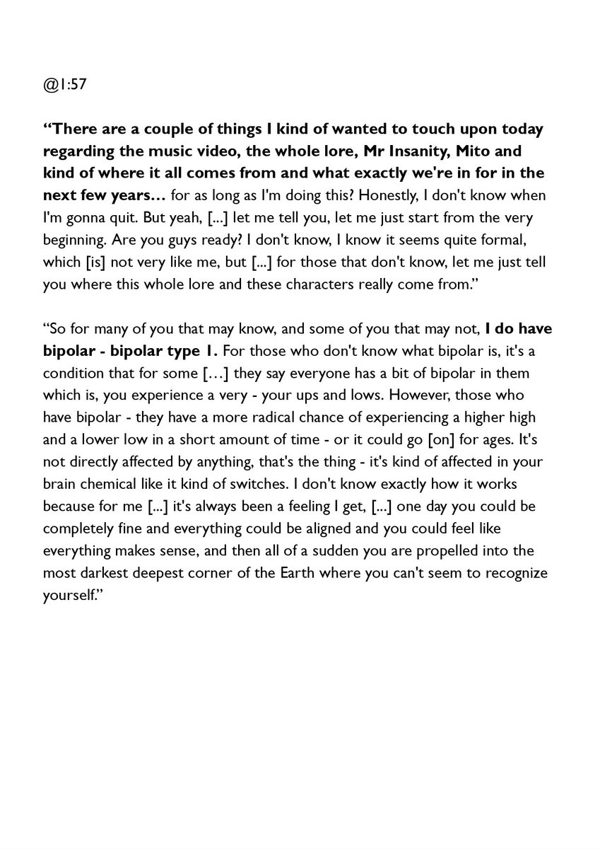 dprdrip's tweet image. Ian on his Bipolar and DID;

A thread, because as a new dreamer myself I know it’s hard to find his own explanations condensed so I hope this helps 🌸

Timestamps from the lives are marked in the transcriptions.

Ref: 16 Sept 2023 IG Live youtu.be/kXKlurcDEtw?si…