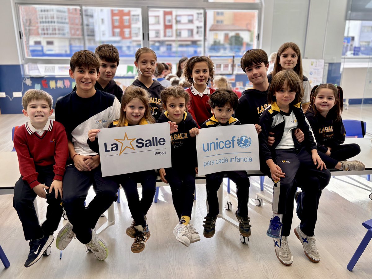 LA SALLE BURGOS: CENTRO REFERENTE UNICEF POR LOS DERECHOS DE LA INFANCIA 

Hemos obtenido el reconocimiento de <a href="/unicef_es/">UNICEF España</a> como centro que promueve, respeta y está comprometido con los derechos de la Infancia en la vida escolar.

¡Gracias!

<a href="/LaSalleSectorVa/">La Salle Sector Valladolid 💙💛</a> <a href="/lasallearlep/">La Salle Arlep</a>