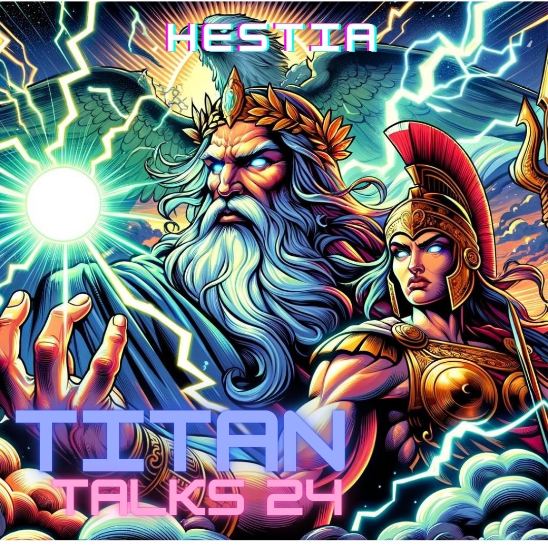 Episode 13 of Titan Talks: Rosie and Maia talk about Hestia , goddess of hearth and home open.spotify.com/episode/6ve6vu…