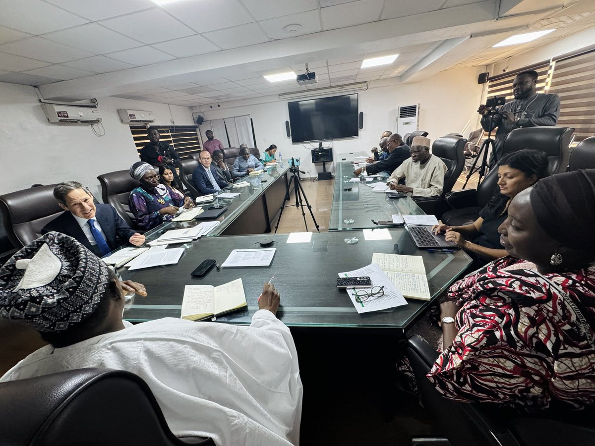 muhammadpate's tweet photo. Very productive conversation today with a good friend of so many years, Dr. Tom Frieden @DrTomFrieden, President and CEO of Resolve to Save Lives @ResolveTSL, and his team on advancing our fight against non-communicable diseases (#NCDs) and building a stronger health sector for Nigeria. Over the years, this partnership with RTSL has delivered real results—from integrating NCD management into primary healthcare, recently empowering millions through the “Know Your Numbers” campaign, led by State governments, and strengthening our core public health capacities. 

Resolve to Save Lives has been a key ally in reinforcing Nigeria’s health security framework. Initiatives like the 7-1-7 target for rapid outbreak detection and response, along with new collaborative surveillance systems, are essential steps toward a robust, future-ready infrastructure capable of managing health threats swiftly. Their support extends to policy reforms that promote local production of essential medicines, reducing our reliance on imports and ensuring Nigerians have access to affordable, quality medications.

Strengthening this collaboration is crucial as we pursue the ambitious target we have set under the Nigeria Health Sector Renewal Initiative (NHSRII) in line with Mr President’s @officialABAT Agenda to improve quality health outcomes for all Nigerians. Together, we are creating a health system that not only meets today’s needs but is resilient enough to face tomorrow’s challenges. Our shared commitment is clear: to close the gap in access to quality care, safeguard public health, and ensure every Nigerian has the healthcare they deserve, securing a brighter, healthier future for all.
