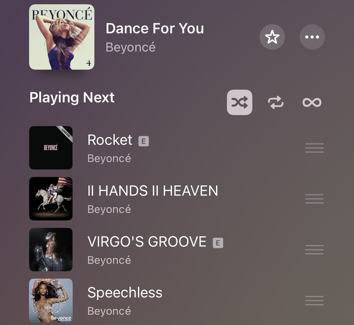 this brand of beyoncé songs >>>