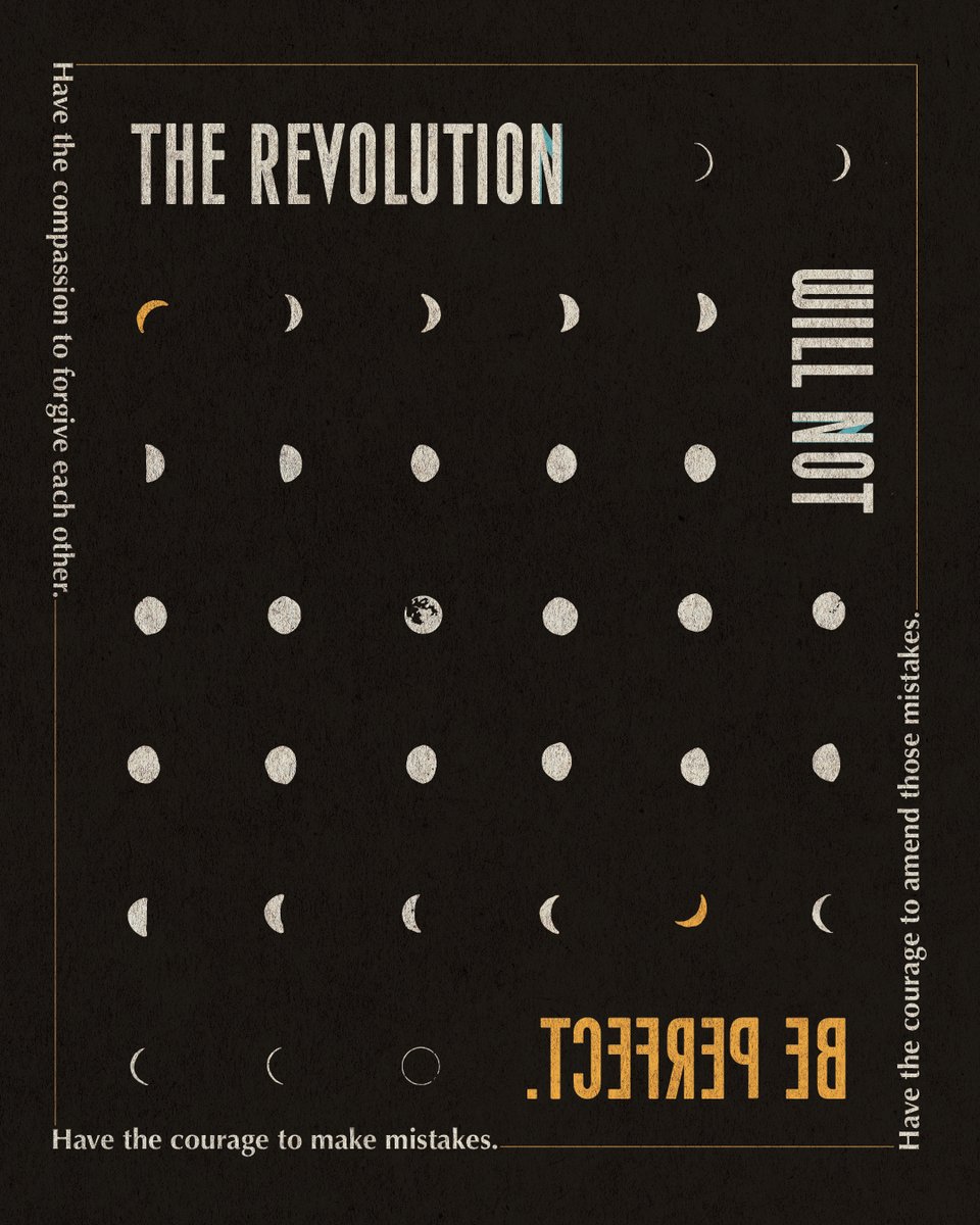 If you’re waiting around for the perfect movement, you’re going to be waiting a long time. There won’t be any struggle that doesn’t make mistakes, and your sitting out of that process isn’t going to make the struggle any closer to perfect.