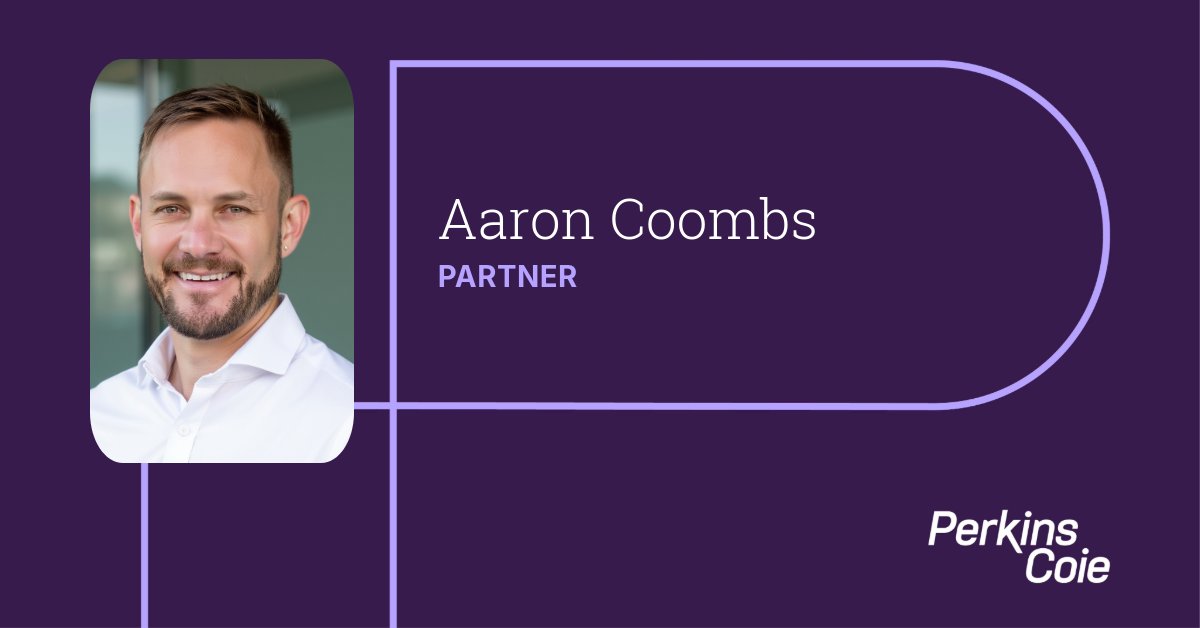 PerkinsCoieLLP's tweet image. We're pleased to share that Aaron Coombs has rejoined the firm as a partner in our Litigation and Insurance Recovery practices, based in Washington, D.C. Please join us in welcoming him back. bit.ly/4eryFzO

#Litigation #Insurance #InsuranceLaw