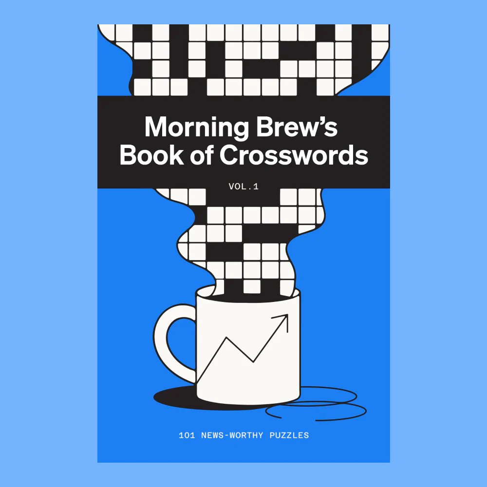 Austin Rief ☕️ (@austin_rief) on Twitter photo We just launched our first book!
<a href="/MorningBrew/">Morning Brew ☕️</a>'s crossword puzzles are the most engaged part of our newsletter.
So it only made sense to bring our crosswords to life with our first <a href="/MorningBrew/">Morning Brew ☕️</a> Book of Crosswords.
It's shipping soon, and you can pre-order now. We just launched our first book!
<a href="/MorningBrew/">Morning Brew ☕️</a>'s crossword puzzles are the most engaged part of our newsletter.
So it only made sense to bring our crosswords to life with our first <a href="/MorningBrew/">Morning Brew ☕️</a> Book of Crosswords.
It's shipping soon, and you can pre-order now.