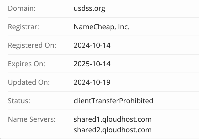 Seemingly fake <a href="/StateDept/">Department of State</a> website 🤔

Not sure of use case. Clone of US State Department website. 

/usdss.org
reg <a href="/Namecheap/">Namecheap.com</a> 
host <a href="/qloudhosts/">qloudhost</a>