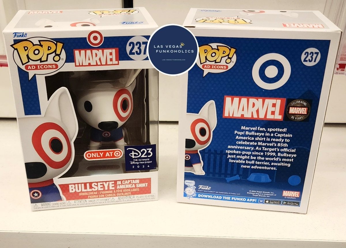 LVFunkoholics's tweet photo. Spotted Bullseye in Captain America Disney D23 Expo Exclusive.
#funko #Pops #ShareMyTargetStyle #targetstyle #targetrun #targetdog #Marvel #marvelfan #captainamerica #funkopop #funkopops #dogs #funkopopcollector #funkofanatic #collectible #marvelstudios #disney https://t.co/6PoGgCnLPo