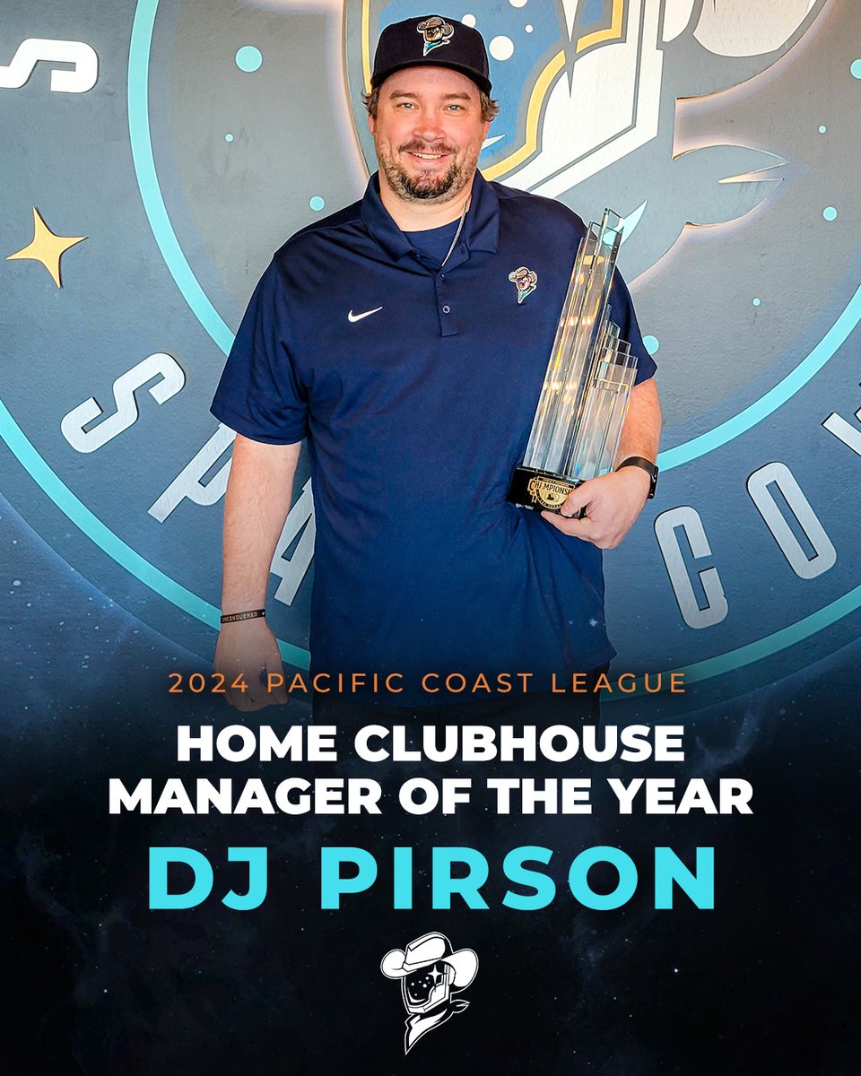 A huge congratulations to our very own DJ Pirson, who was named the 2024 Pacific Coast League Home Clubhouse Manager of the Year! 🏆

📰: atmilb.com/3O6jjpW