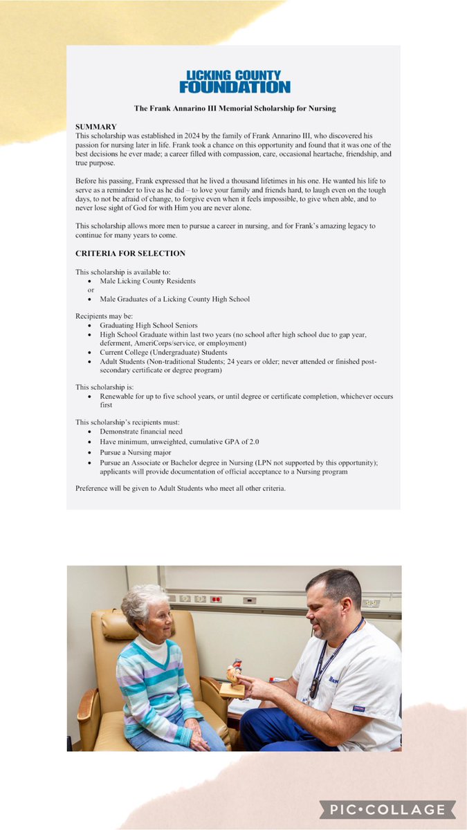 In honor of my incredible husband, the Frank Annarino III Memorial Scholarship for Nursing is official and will be available for recipients beginning Spring 2025. If you know of anyone who meets the criteria and interested more information can be found at thelcfoundation.org/scholarships/.