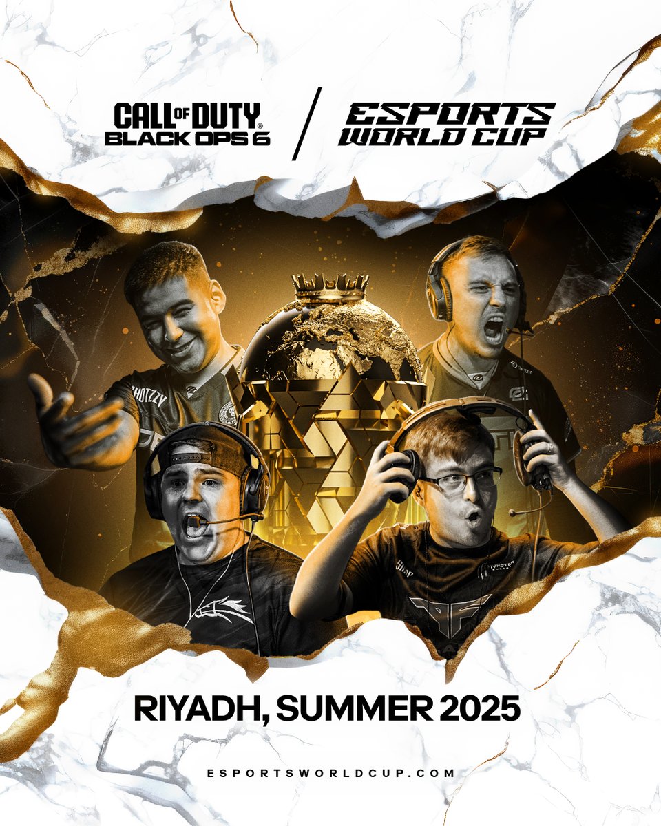 New year… new game ✨

<a href="/CallofDuty/">Call of Duty</a> #BlackOps6 joins #EWC2025.

Bring your best or go down trying.