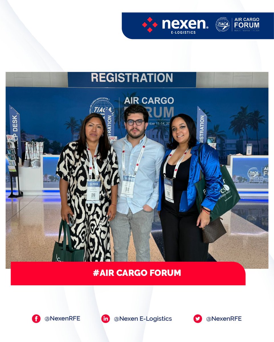 NexenRFE's tweet photo. Nexen is proud to announce our participation in the Air Cargo Forum!

It is an incredible opportunity to connect, learn, and showcase our commitment to excellence in the world of international business. Let’s make great things happen! ✨👏 https://t.co/0wTu4mnX4L