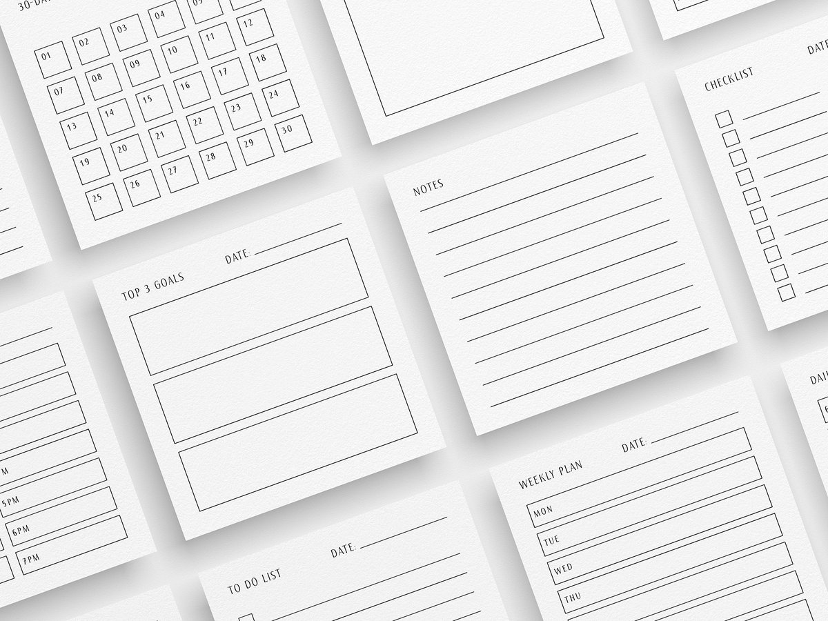 DESIGNBYnube's tweet image. Printable Journal &amp;amp; Planner Cards | 3x3 | PDF + JPEG
Plans, Checklists, Trackers, To Do Lists
Minimal Design
 
papermoonprintart.etsy.com/listing/943032…

#plannercards #journalcards #bujo #bulletjournal