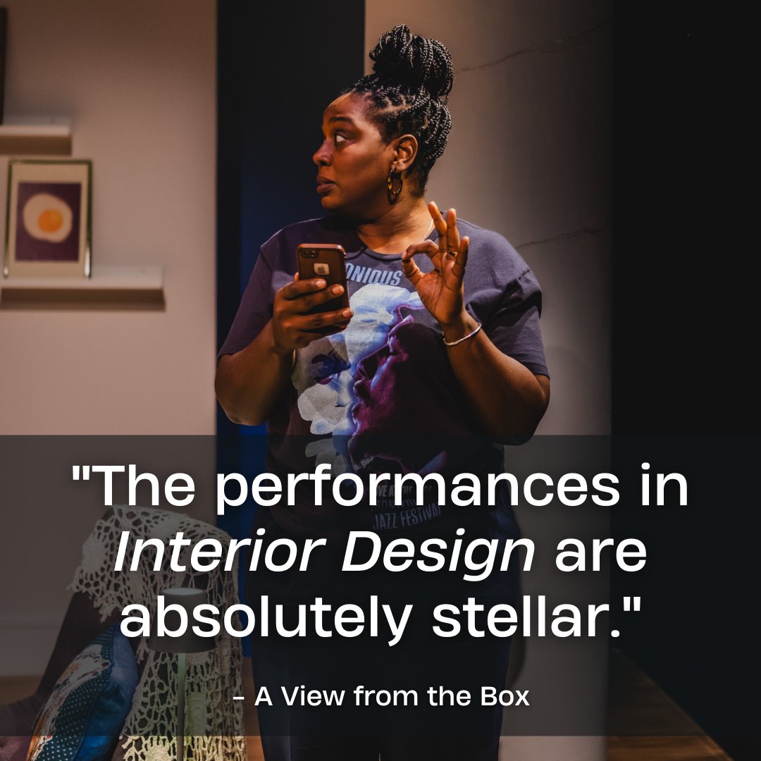 This week is your last chance to see Interior Design! ✨ Performances have been selling out - get your tickets quick for this critically-acclaimed world premiere. 🎫 🌟 tarragontheatre.com/plays/2024-202…