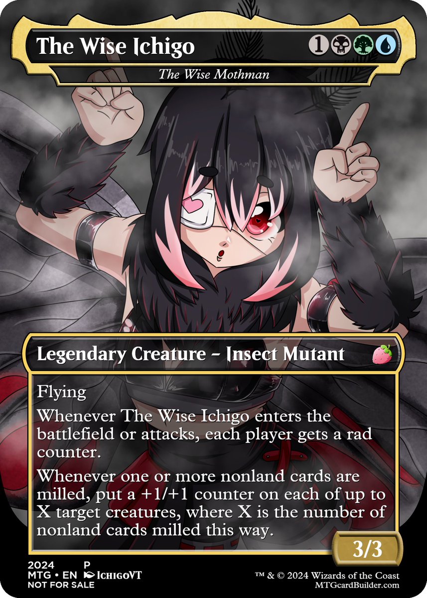🔴ATTENTION VTUBERS🔴

Do YOU want to be a Magic the Gathering card?

If yes, drop a piece of art bellow and on stream next week I will turn a bunch of you into a kickass legendary creature you can use as your commander! 

#ENVtuber #Vtuber #VtuberEN