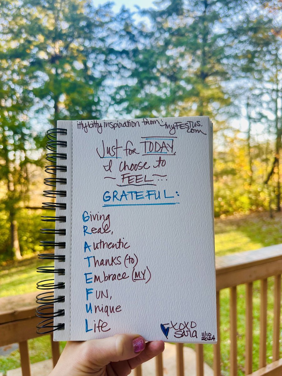 My_FESTUS_com's tweet photo. ❤️📅⏰Just for today, I choose to FEEL…
In this solo episode, I share my process of how I choose to focus on an intentional feeling, sometimes with a fun aligned acronym to cultivate a positive mindset. LISTEN to my thoughts on this:❤️📅⏰⬇️ https://t.co/VQZNS0IqpR https://t.co/1UROnkmABB