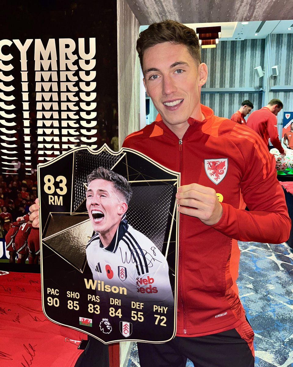 Wales 🏴 (@cymru) on Twitter photo 🔥⚽️ @HarryWilson_ is in the <a href="/EASPORTSFC/">EA SPORTS FC</a> Team of the Week
Fancy winning this signed #FC25 card?
• Repost
• Tag two friends
• Follow <a href="/Cymru/">Wales 🏴</a> 🔥⚽️ @HarryWilson_ is in the <a href="/EASPORTSFC/">EA SPORTS FC</a> Team of the Week
Fancy winning this signed #FC25 card?
• Repost
• Tag two friends
• Follow <a href="/Cymru/">Wales 🏴</a>