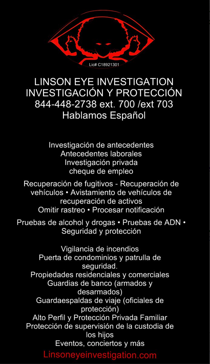 Linson Eye Investigation, Inc. (@linsoneye) on Twitter photo 